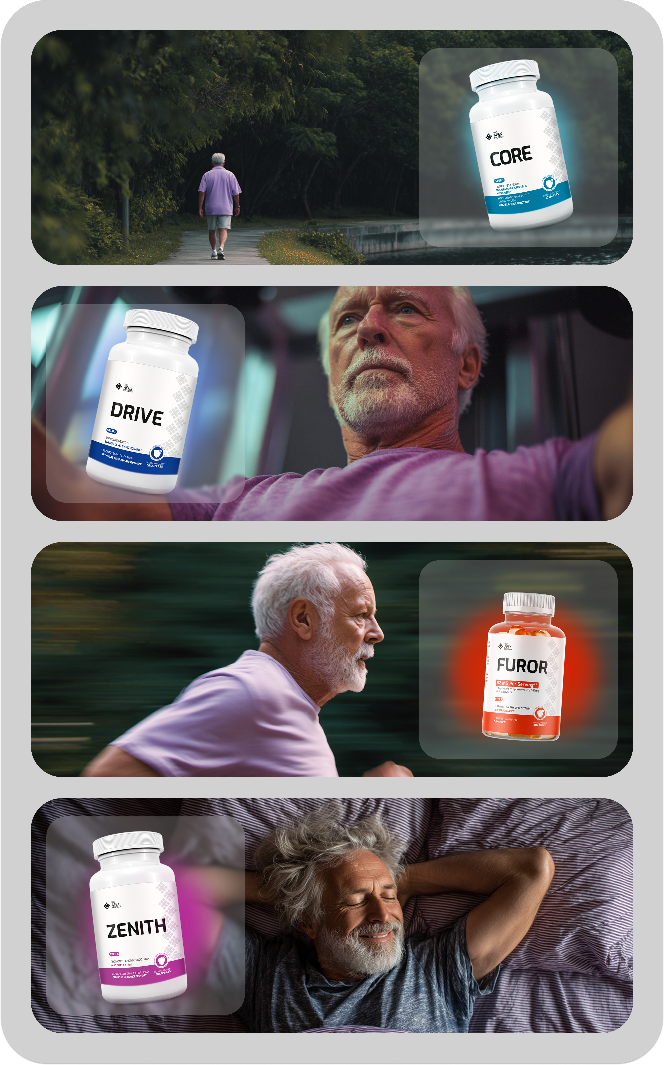 Man feeling powerful